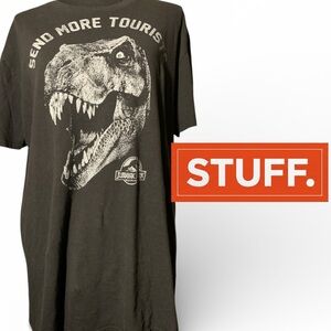 Jurassic Park Black Graphic T-Shirt (item#10156)